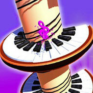 Игра Хеликс Джамп с пианино