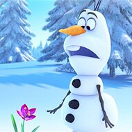 Игра Холодное сердце: пазлы с Олафом