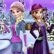 Игра Холодное Сердце Одень Анну по Современному