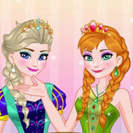 Игра Холодное Сердце Одевалки Анны