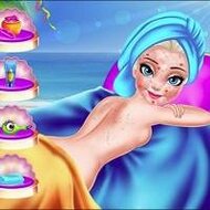 Игра Эльза собирается на пляж