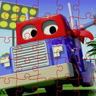 Игра Карл супер грузовик: сборник пазлов