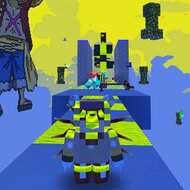 Игра Когама паркур с криперами