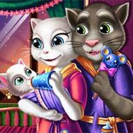 Игра Кормить кошку Анжелу