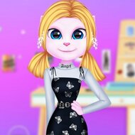 Игра Кошка Анжела в Инстаграме