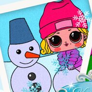 Игра Куколки принцессы зимние забавы