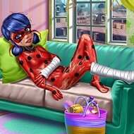 Игра Леди Баг: лечение дома