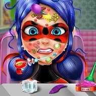 Игра Леди Баг: лечение кожи