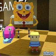 Игра Майнкрафт: паркур Губки Боба