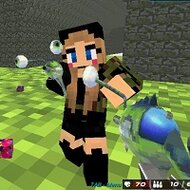 Игра Майнкрафт пейнтбол