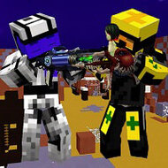 Игра Майнкрафт: Стрелялка в пейнтбол