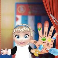 Игра Малышка Эльза: операция на руке