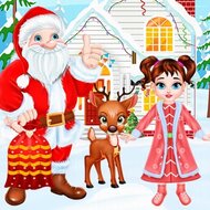 Игра Малышка Тейлор и рождественский олень