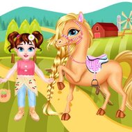 Игра Малышка Тейлор катается на лошади