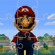 Игра Пазлы Марио Майнкрафт