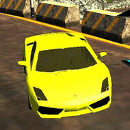 Игра Машинки Гонщик на Ламборджини