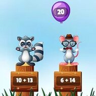 Игра Математика с воздушными шариками