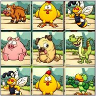 Игра Меморина: матч животных