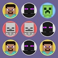 Игра Мини Майнкрафт: соедини фигуры