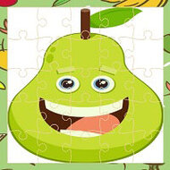 Игра Мультяшные фрукты: пазлы