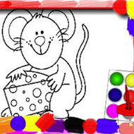 Игра Мультяшные раскраски для малышей