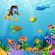 Игра Найди морских обитателей