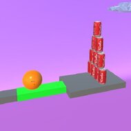 Игра Нарисуй мосты шарику