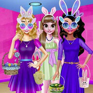 Игра Наряди принцесс на Пасху