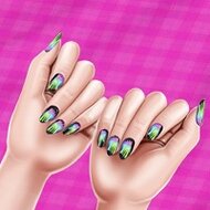 Игра Нейл-арт с Эльзой