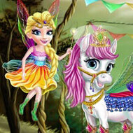 Игра Ночная фея и единорог