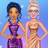 Игра Новогодняя вечеринка Анны и Эльзы