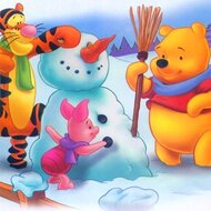 Игра Новый год Винни-Пуха: пазлы