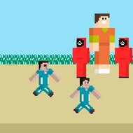 Игра Нуб и Про в кальмара