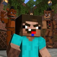 Игра Нубик против ФНАФ