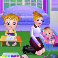 Игра Няня присматривает за Детьми