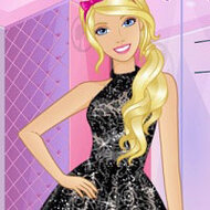 Игра Одевалка Гламурная Барби