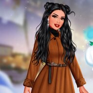 Игра Одевалка зима