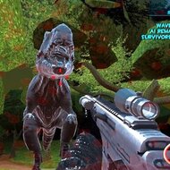 Игра Охота на динозавров с мультиплеером