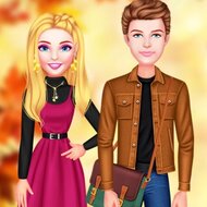 Игра Осеннее свидание Барби и Кена