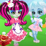 Игра Пасха малышек Монстер Хай