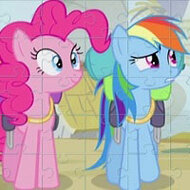 Игра Пазлы для девочек пони