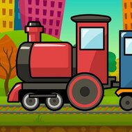 Игра Пазлы поезда