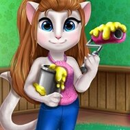 Игра Переделка комнаты с Анжелой