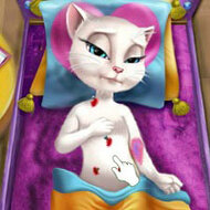 Игра Первая помощь говорящей Анжеле