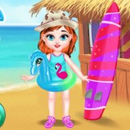 Игра Пляжный отдых малышки Тейлор