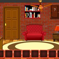 Игра Побег из дома с кирпичной стеной