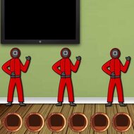 Игра Побег из дома: в кальмара