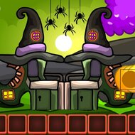 Игра Побег с горы ведьмы на Хэллоуин