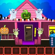 Игра Побег со двора на Хэллоуин