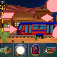 Игра Поезда: подбери фрагменты